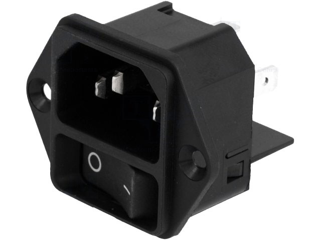 Power Supply Connector with switch