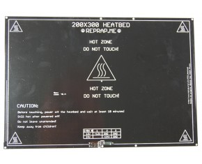 XL Θερμαινόμενο τραπέζι εκτύπωσης PCB Heatbed 200x300mm μιλιμετρέ